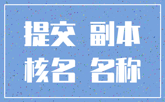 提交 副本_核名 名称