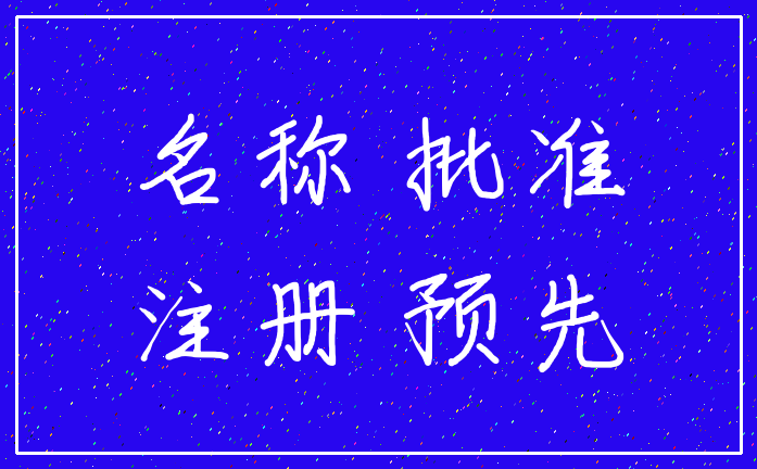 名称 批准_注册 预先