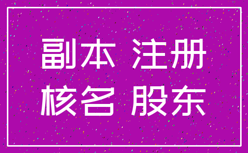 副本 注册_核名 股东