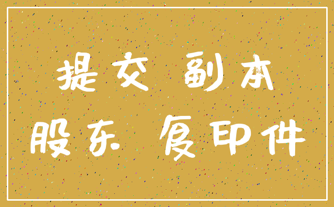 提交 副本_股东 复印件