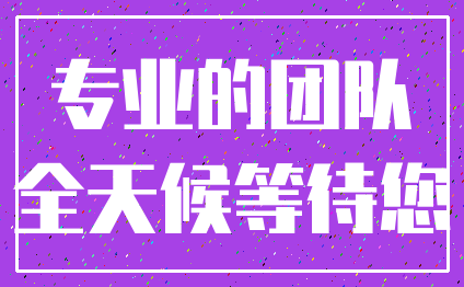 专业的团队_全天候等待您
