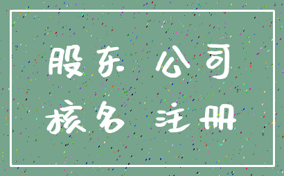 股东 公司_核名 注册