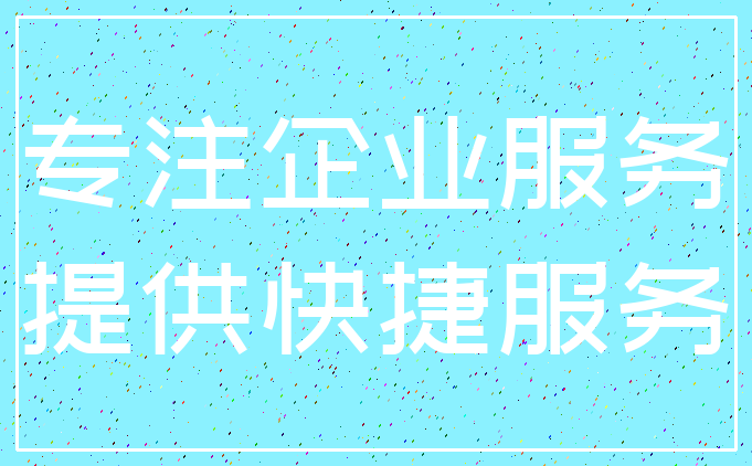 专注企业服务_提供快捷服务