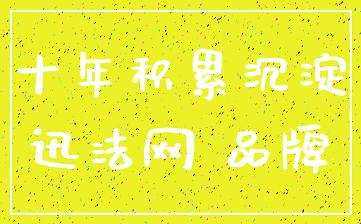 十年积累沉淀_迅法网 品牌