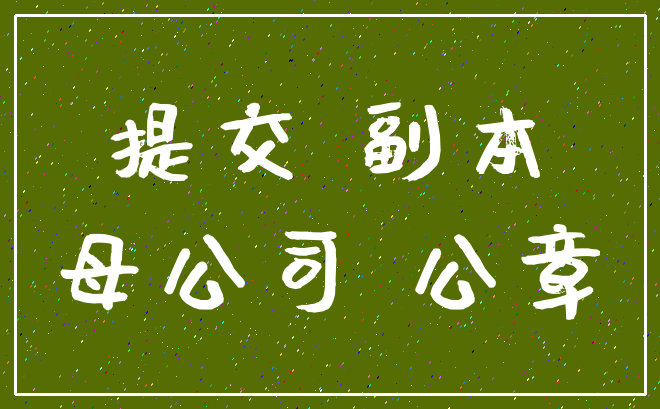 提交 副本_母公司 公章