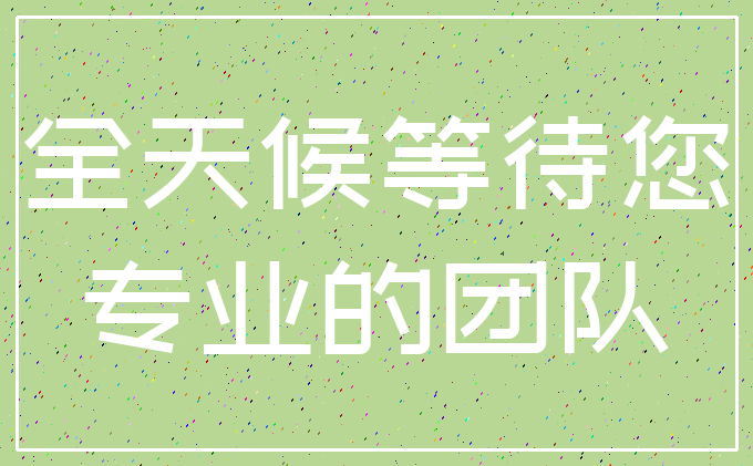 全天候等待您_专业的团队