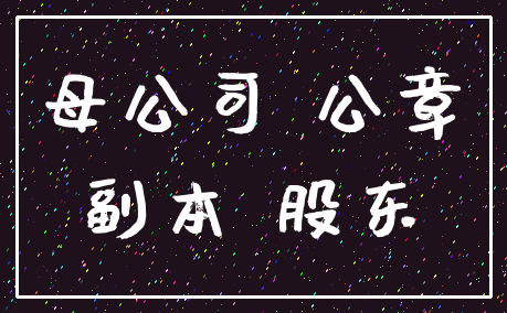 母公司 公章_副本 股东