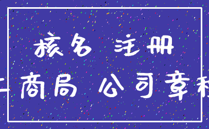 核名 注册_工商局 公司章程