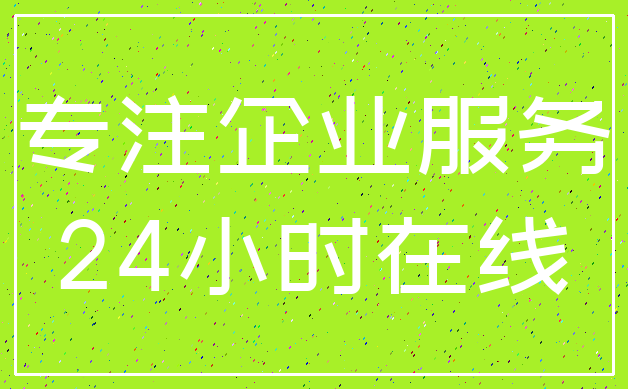 专注企业服务_24小时在线