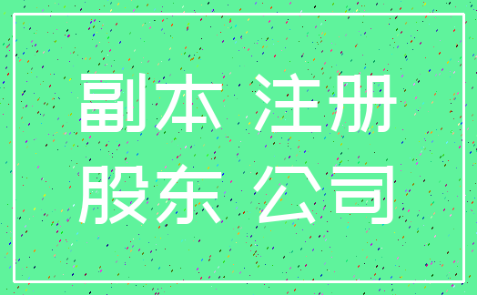 副本 注册_股东 公司