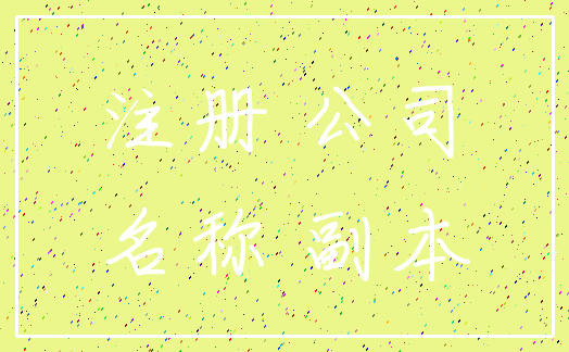 注册 公司_名称 副本