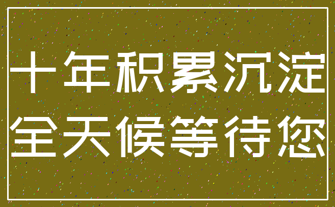 十年积累沉淀_全天候等待您