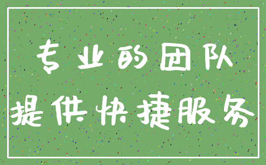 专业的团队_提供快捷服务