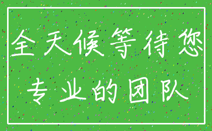 全天候等待您_专业的团队