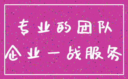 专业的团队_企业一战服务