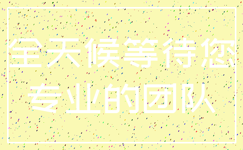 全天候等待您_专业的团队