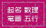 起名 数理_笔画 五行