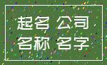 起名 公司_名称 名字