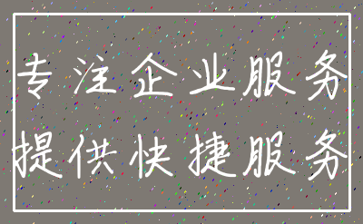 专注企业服务_提供快捷服务