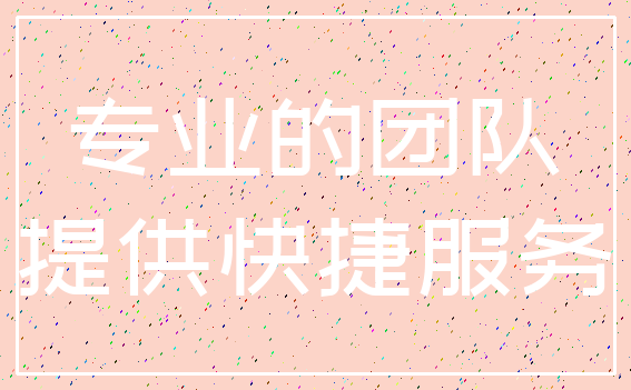 专业的团队_提供快捷服务