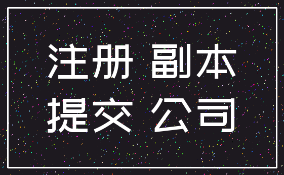 注册 副本_提交 公司