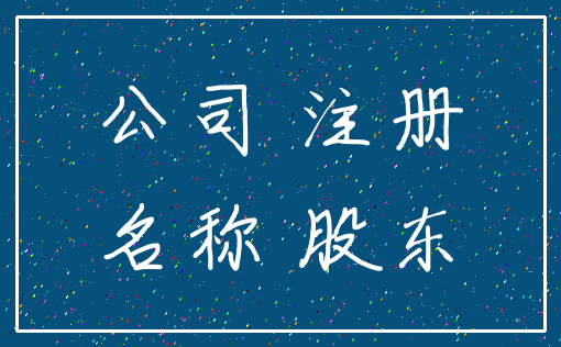公司 注册_名称 股东