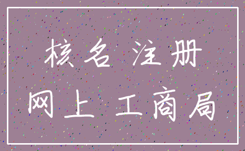 核名 注册_网上 工商局