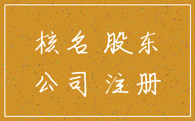 核名 股东_公司 注册