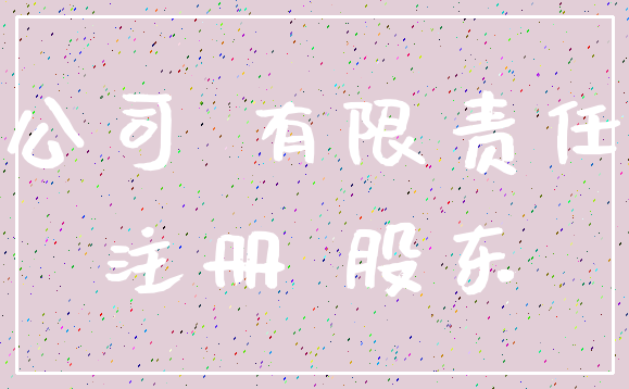 公司 有限责任_注册 股东
