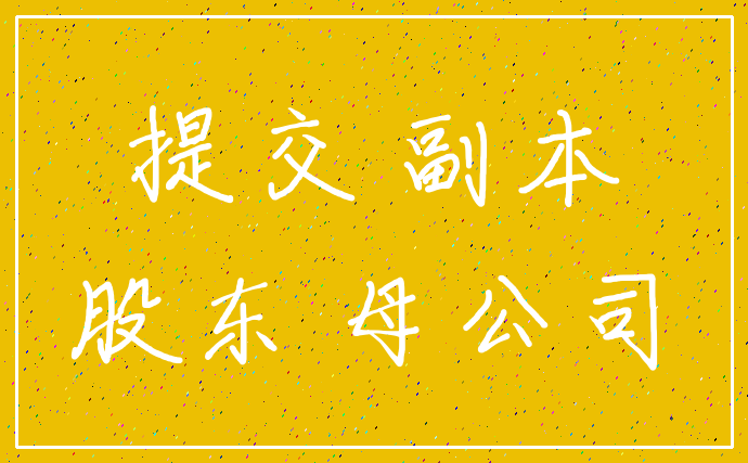 提交 副本_股东 母公司