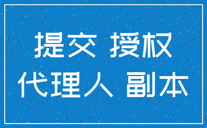 提交 授权_代理人 副本