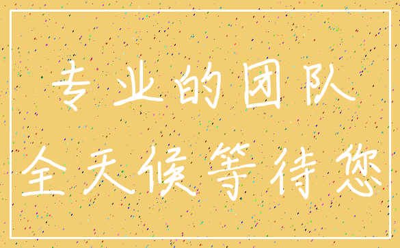 专业的团队_全天候等待您