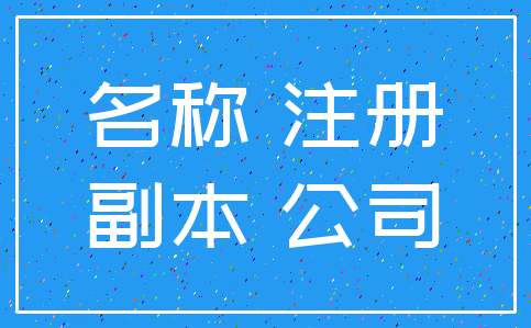 名称 注册_副本 公司
