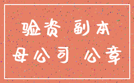 验资 副本_母公司 公章