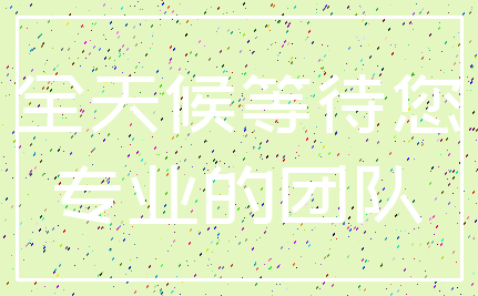 全天候等待您_专业的团队