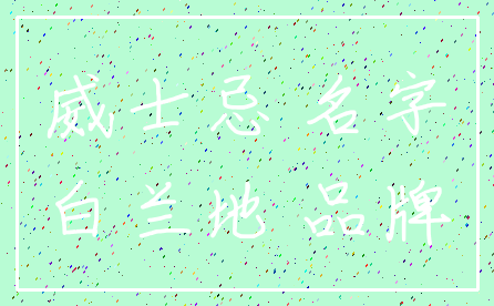 威士忌 名字_白兰地 品牌