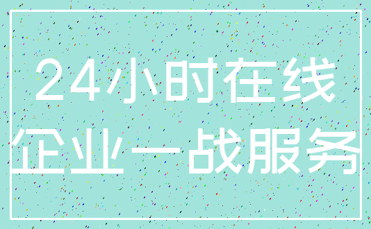 24小时在线_企业一战服务