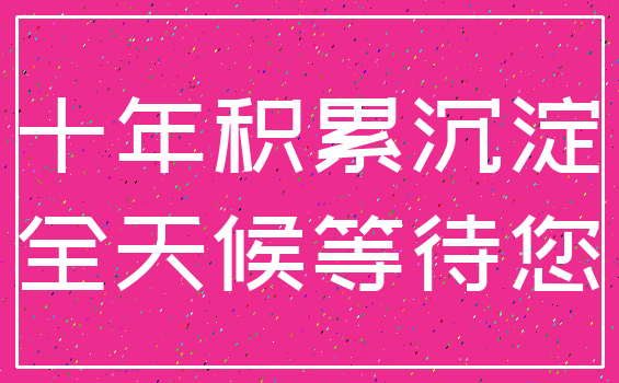 十年积累沉淀_全天候等待您