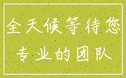 全天候等待您_专业的团队