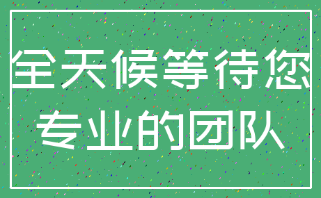 全天候等待您_专业的团队