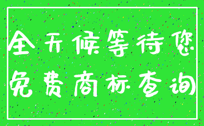 全天候等待您_免费商标查询