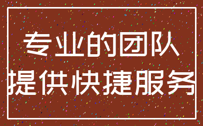 专业的团队_提供快捷服务