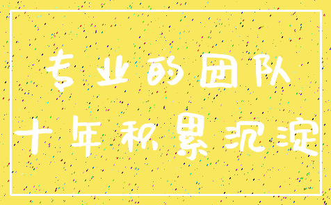 专业的团队_十年积累沉淀