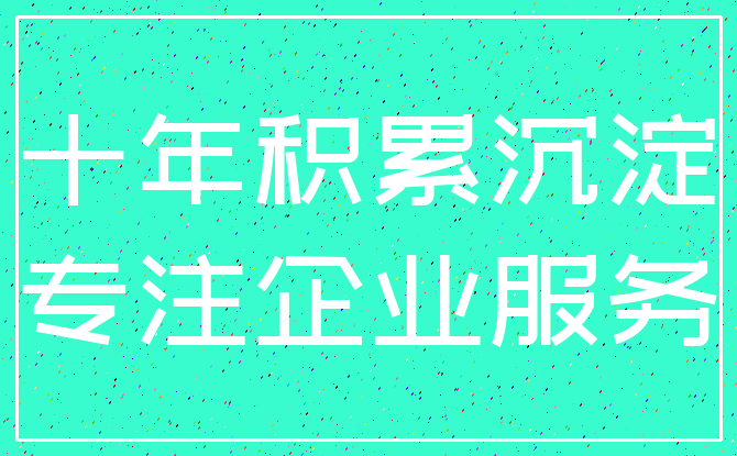 十年积累沉淀_专注企业服务