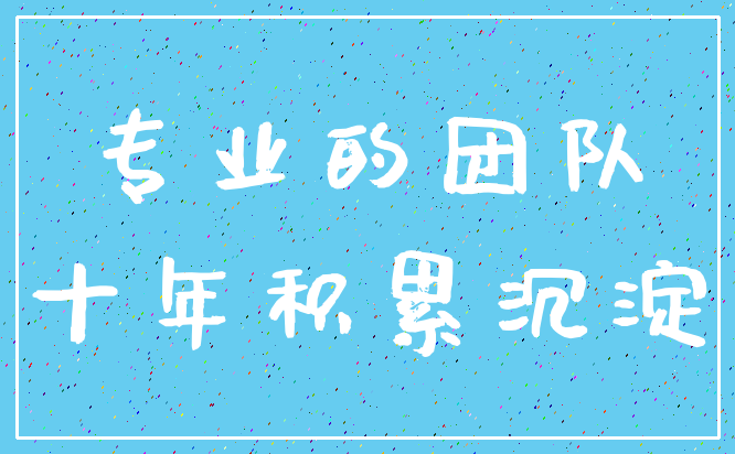 专业的团队_十年积累沉淀