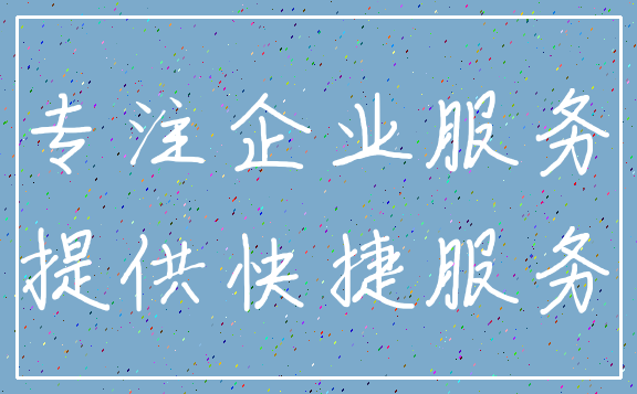 专注企业服务_提供快捷服务
