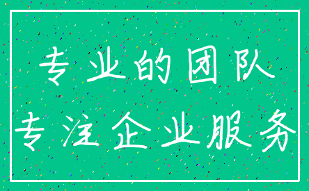 专业的团队_专注企业服务