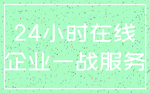 24小时在线_企业一战服务