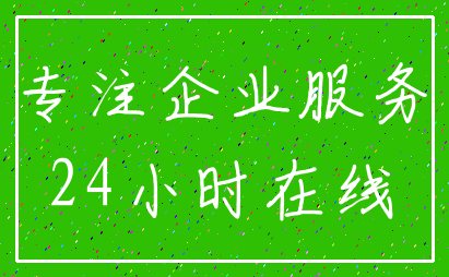 专注企业服务_24小时在线