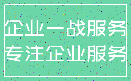 企业一战服务_专注企业服务